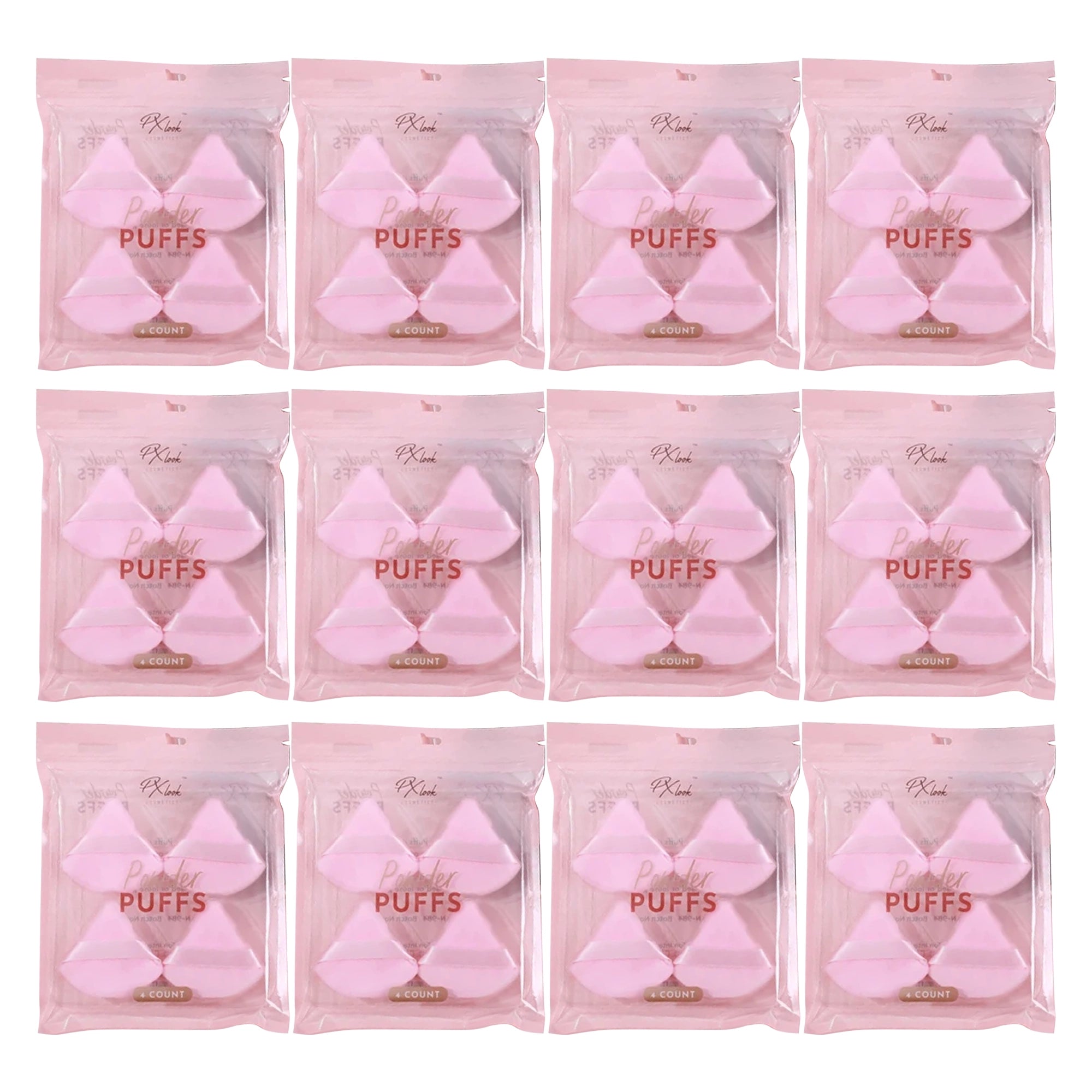 Prolux - Ultra Soft Velvet Touch Powder Puffs - PINK