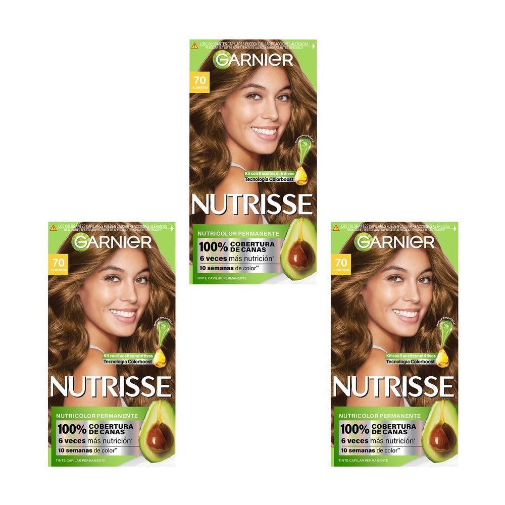 Garnier - Nutrisse Tinte 70 Almendra (Dark Natural Blonde)