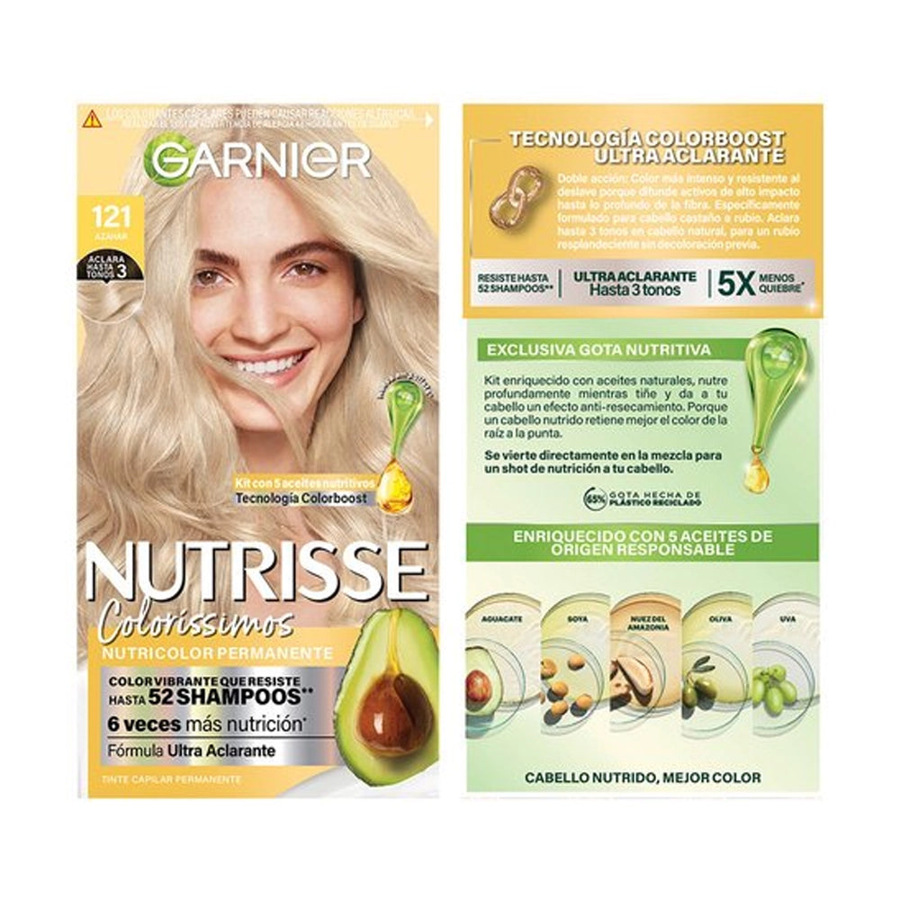 Garnier - Nutrisse Colorissimos Tinte 121 Azahar (Extra Light Ash Blonde)