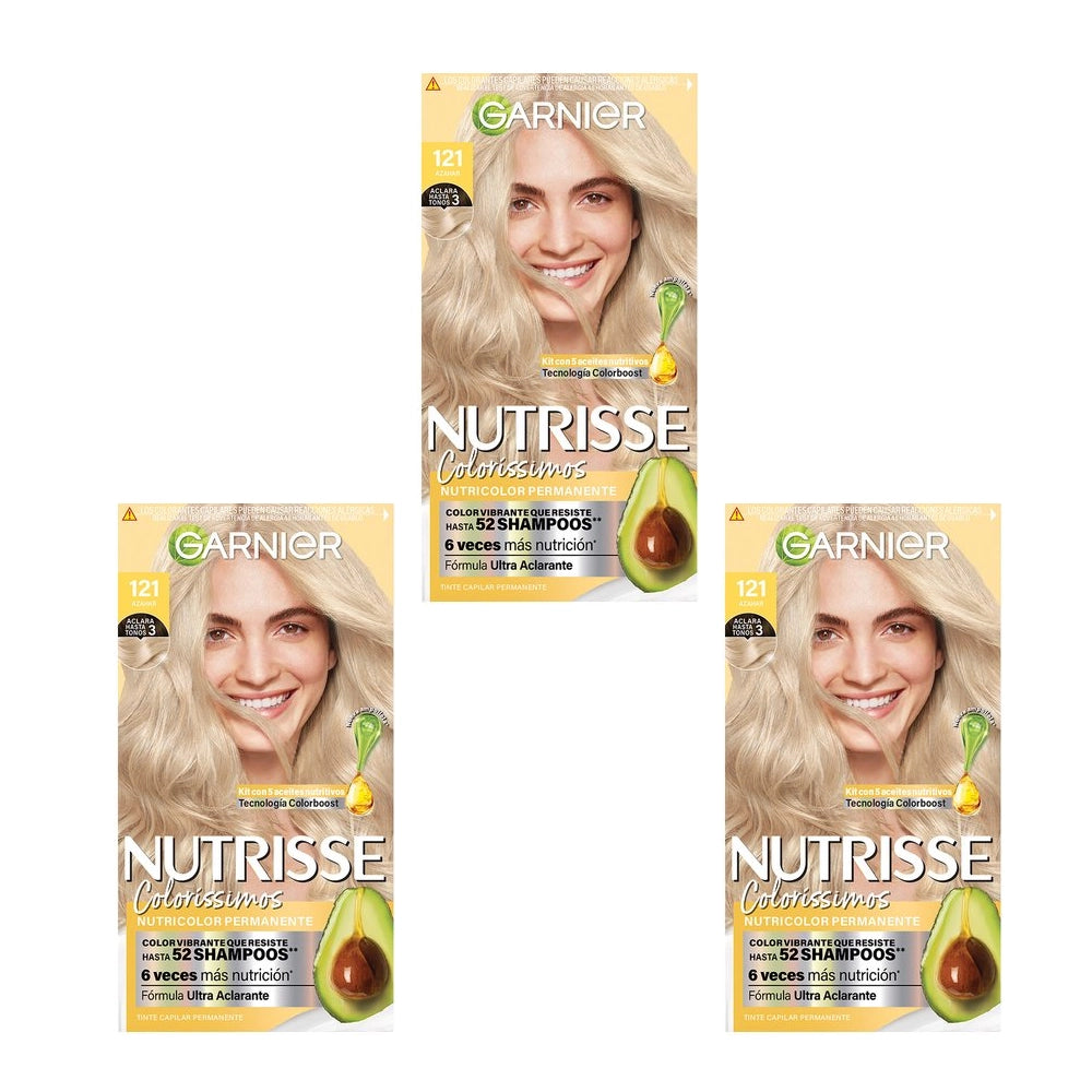 Garnier - Nutrisse Colorissimos Tinte 121 Azahar (Extra Light Ash Blonde)