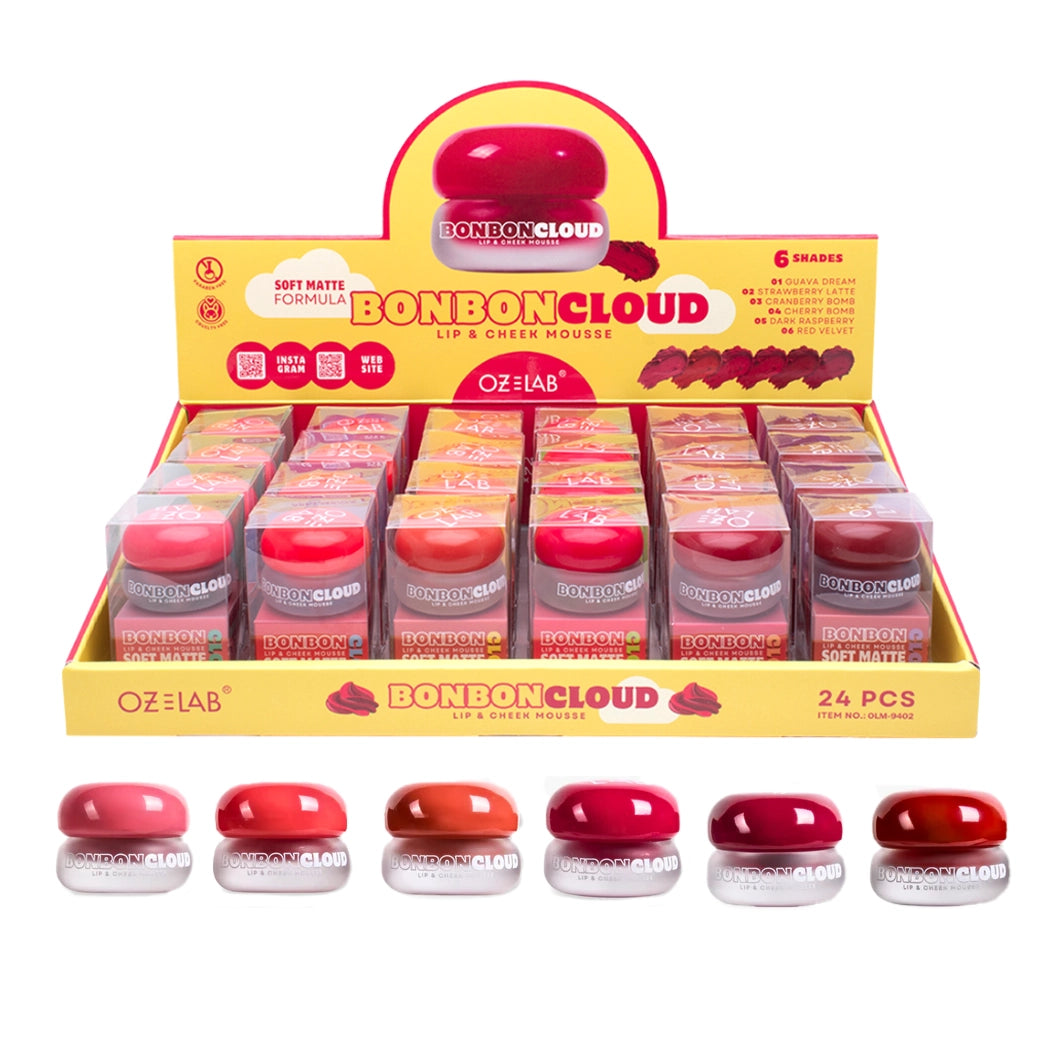 OZE LAB - Bonbon Cloud Lip & Cheek Mousse