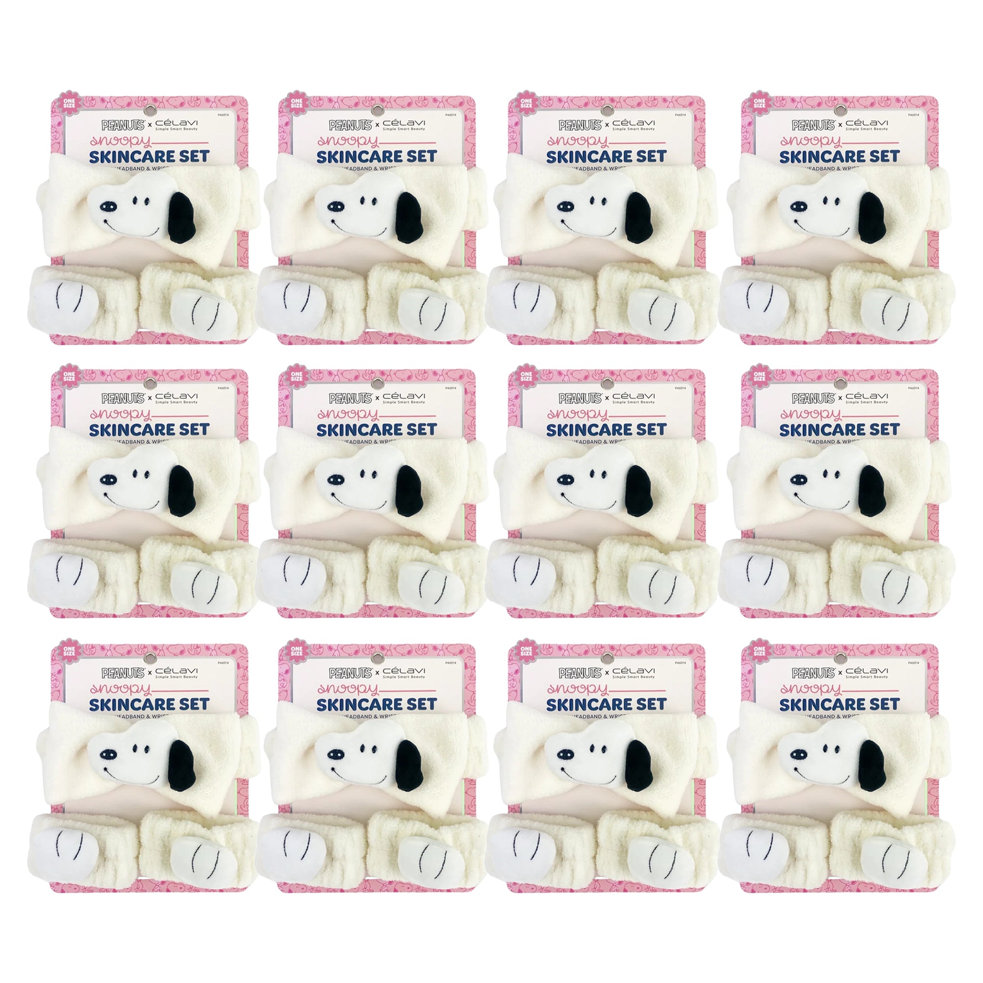 Celavi - Peanuts White Spa Headband with Wristband