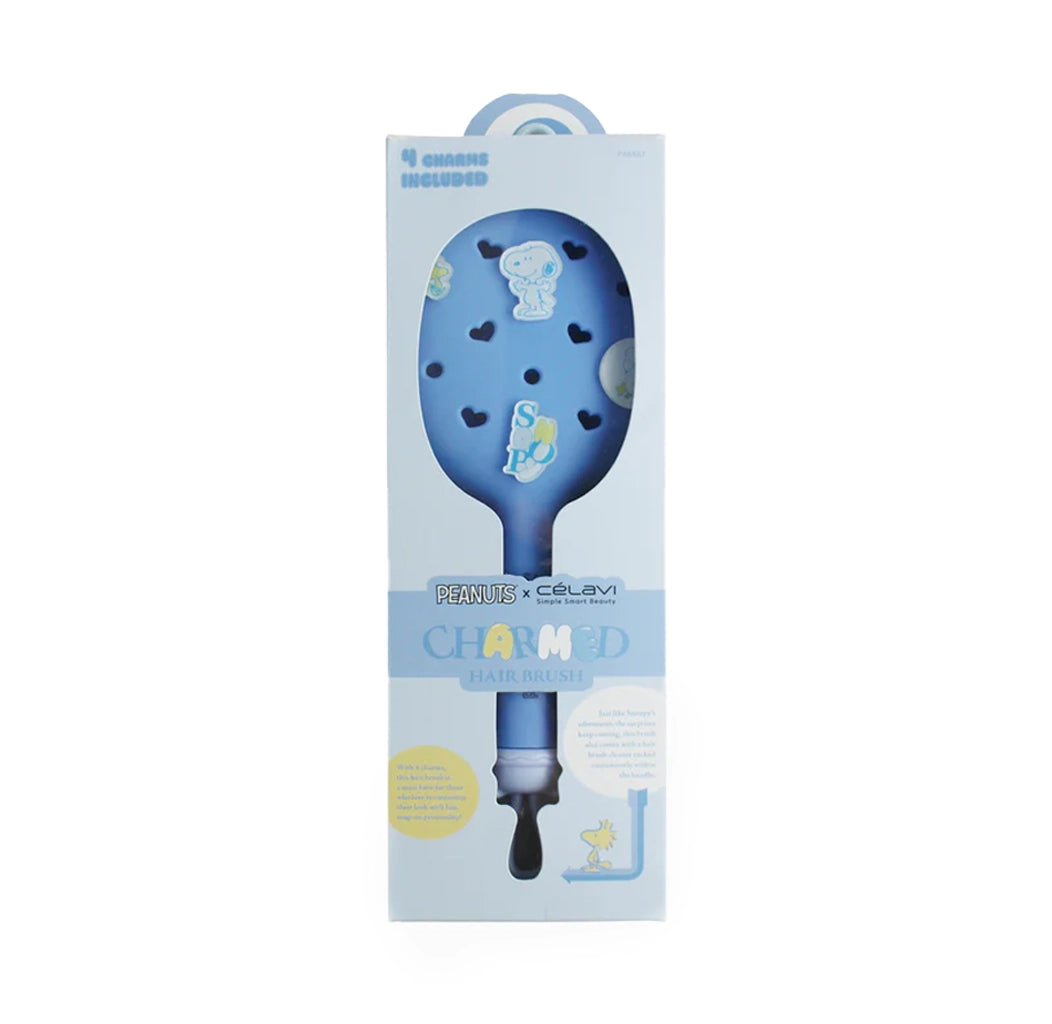 Celavi - Peanuts Everyday Charm Blue Hairbrush