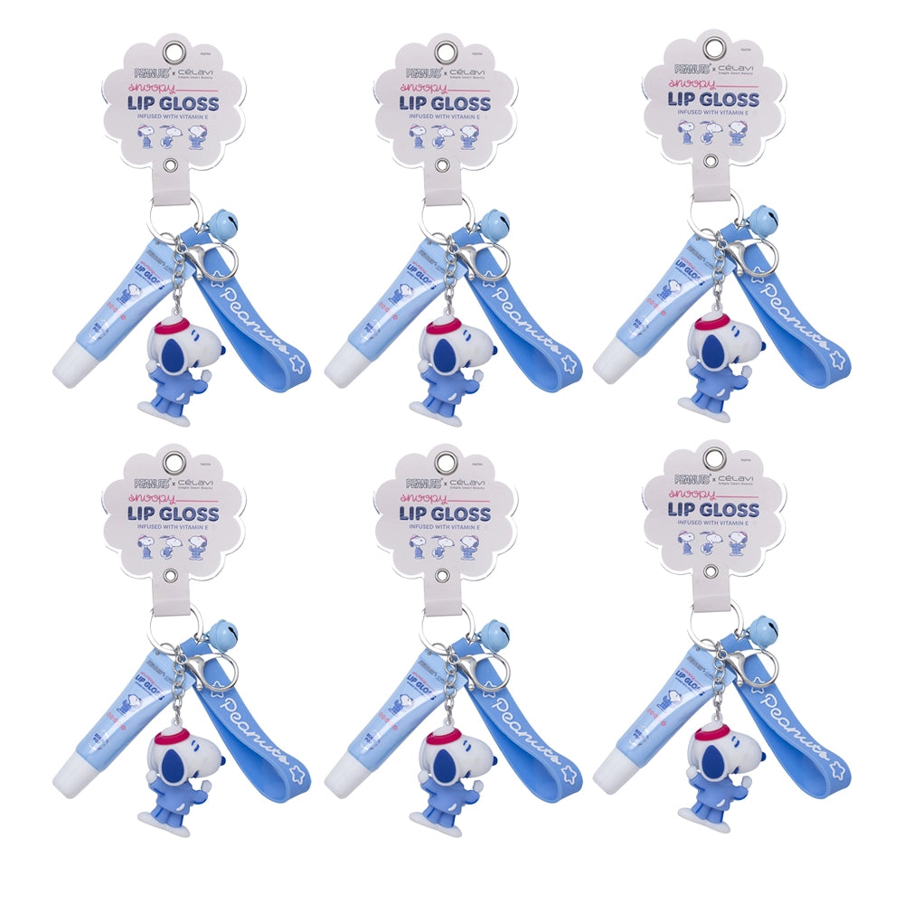 Celavi - Soda Pop Peanuts Snoopy Lip Gloss & Keychain Charms