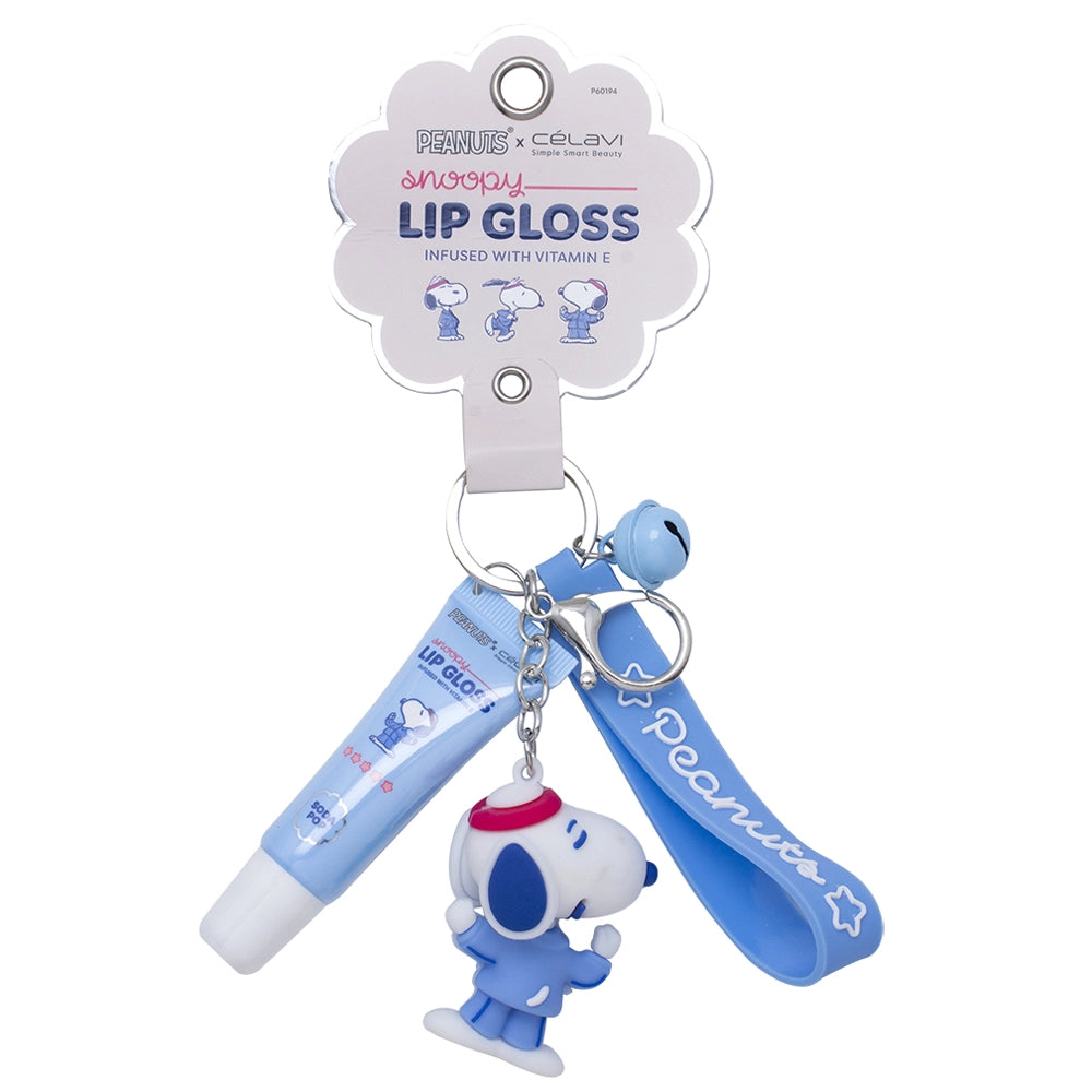 Celavi - Soda Pop Peanuts Snoopy Lip Gloss & Keychain Charms