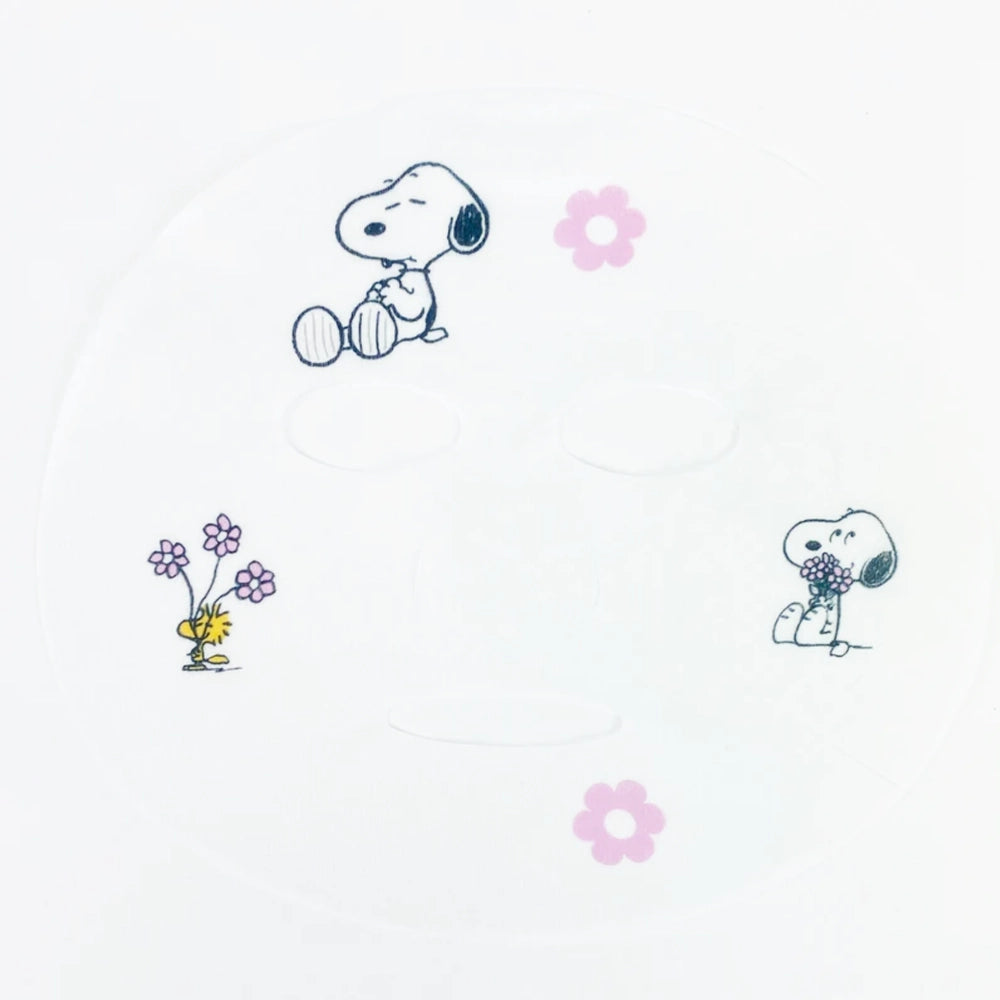 CELAVI - Peanuts Nourish Boost Printed Sheet Mask – Honey Extract + Lavender + Retinol