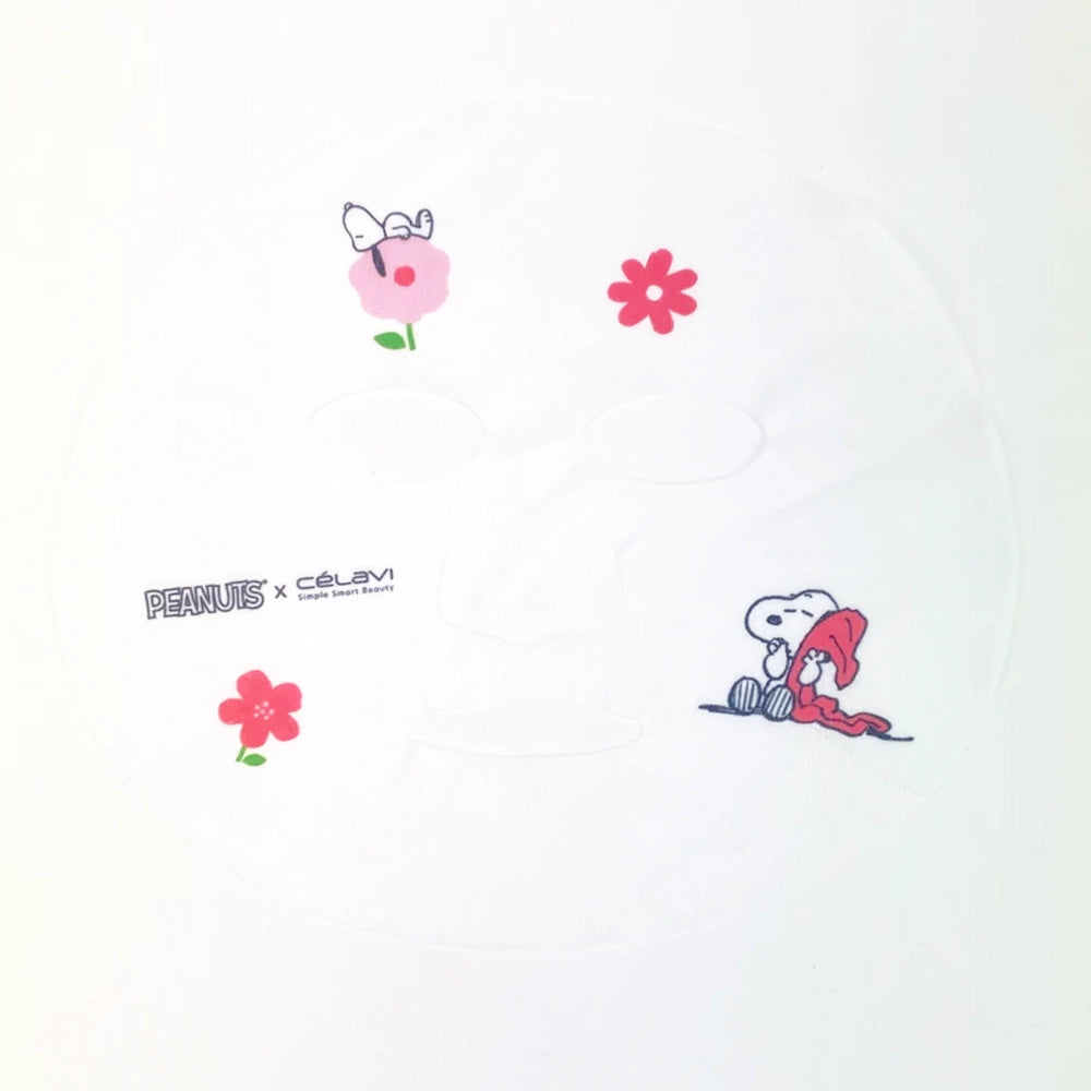 CELAVI - Peanuts Calm & Renew Sheet Mask – Chamomile + Retinol + Vitamin E