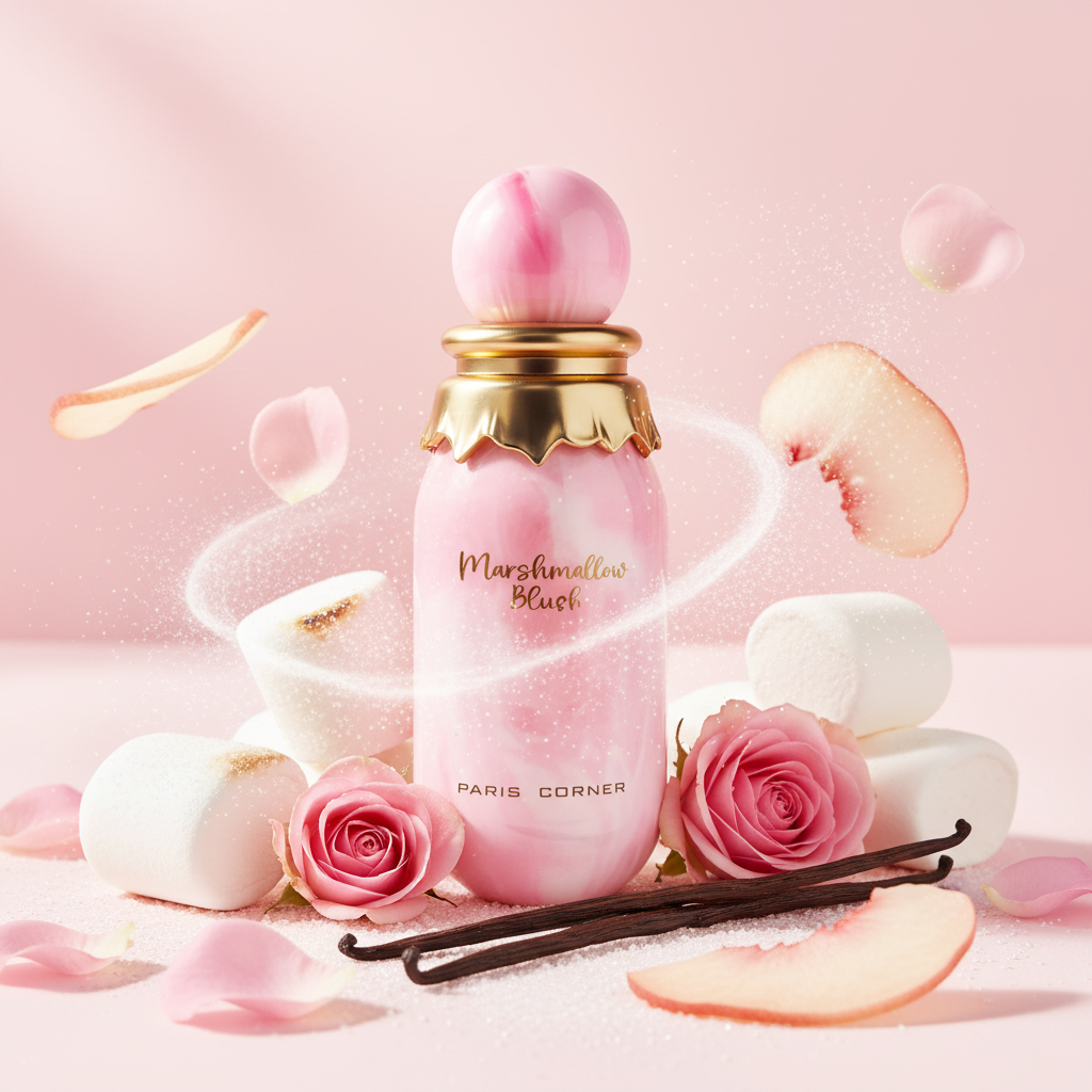 Paris Corner Marshmallow Blush Eau de Parfum (3.4 oz / 100 ml) – Luxury Women's Aromatic Fruity Fragrance