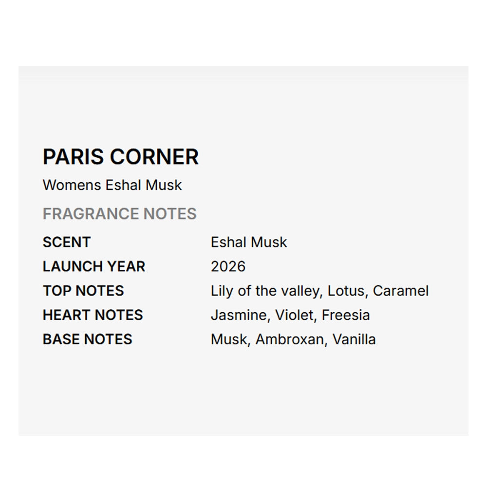 Paris Corner Eshal Musk Eau de Parfum (3.4 oz / 100 ml)