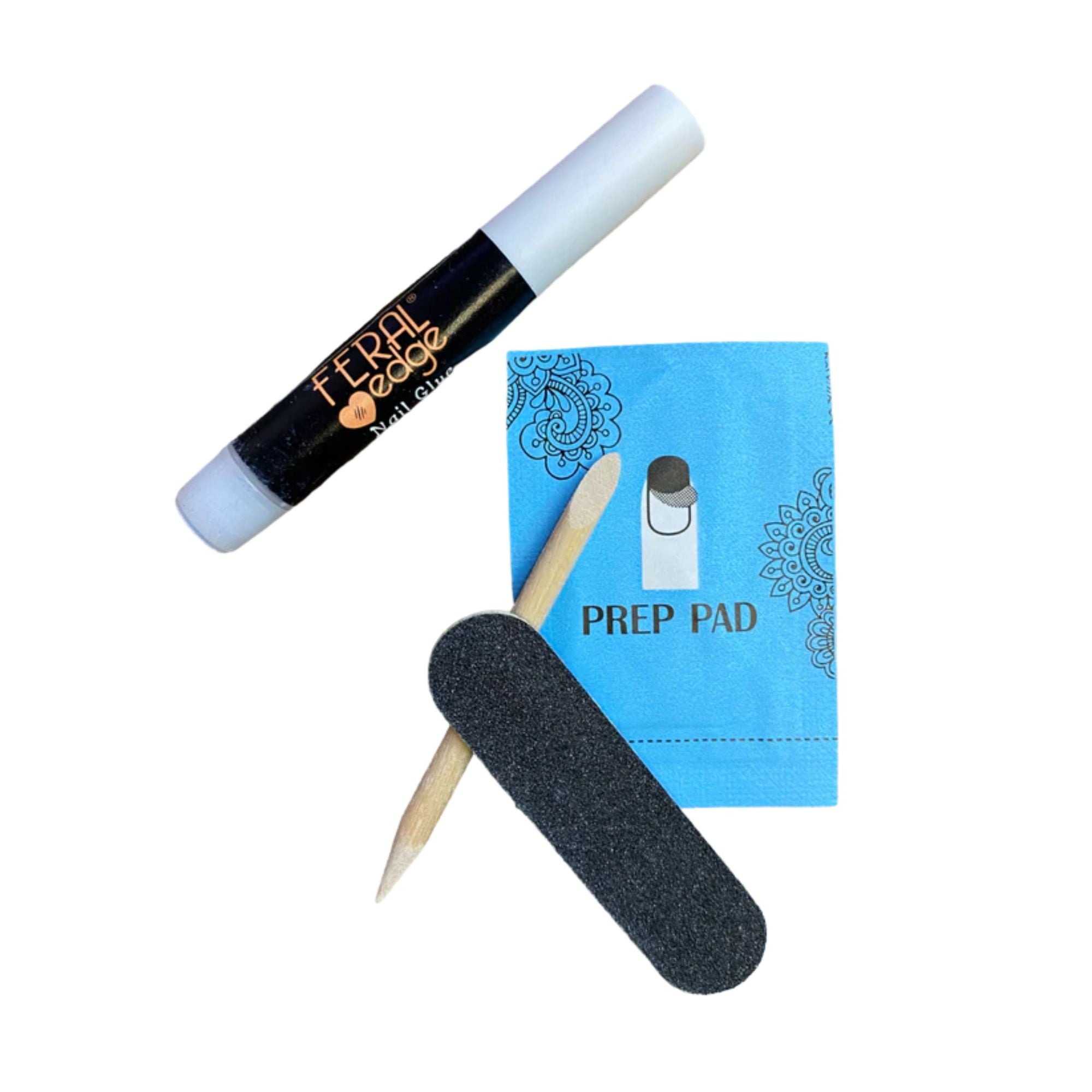 Feral Edge - A La Cart Pedi Translucent Pedicure Toe Nail Tip 24CT