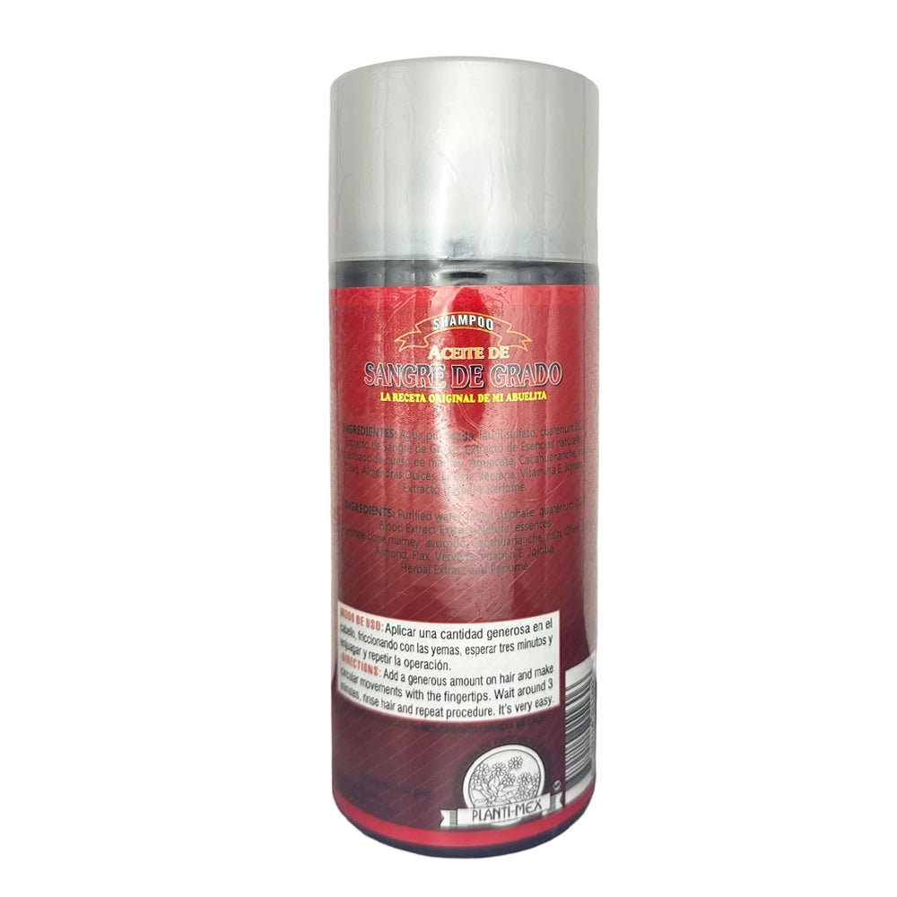 Alma Belleza Sangre de Grado Natural Extracto de arbol Shampoo (Shampoo tree Extract Sangre de Grado) - 16 fl oz