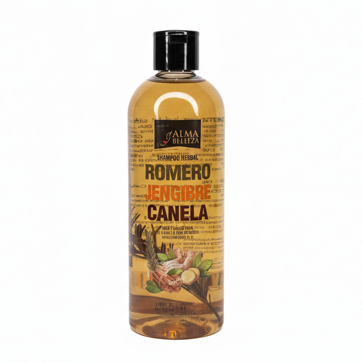 Alma Belleza Herbal Shampoo – Romero, Jengibre y Canela (Rosemary, Ginger & Cinnamon) Hair Care