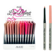 Amuse Cosmetics Retractable Lip Liner Pencil Set – Longwear Easy-Glide Lip Definer