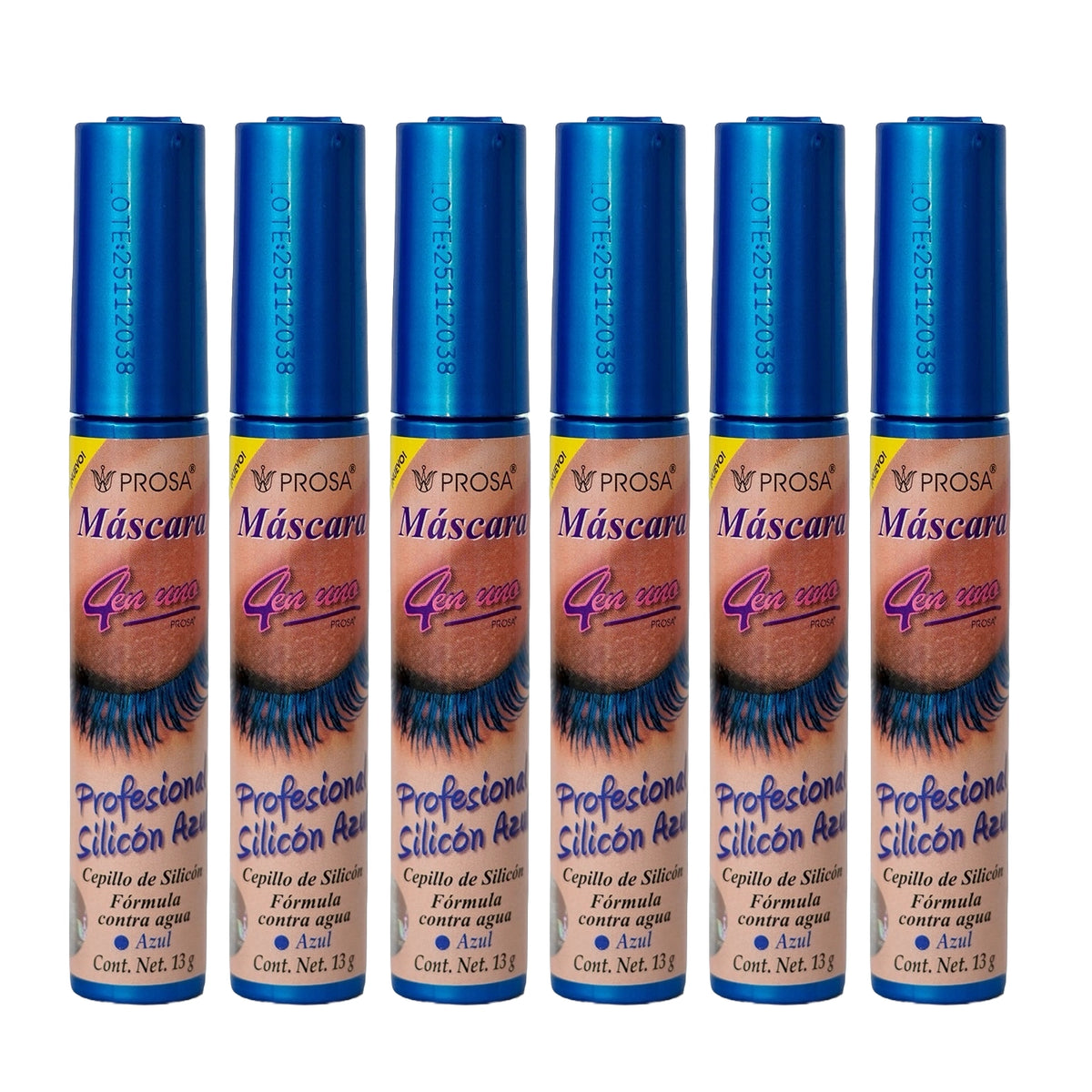 Prosa - 4-in-1 Volumizing & Lengthening Formula Blue Mascara with Silicone Brush (13g / 0.46 oz)