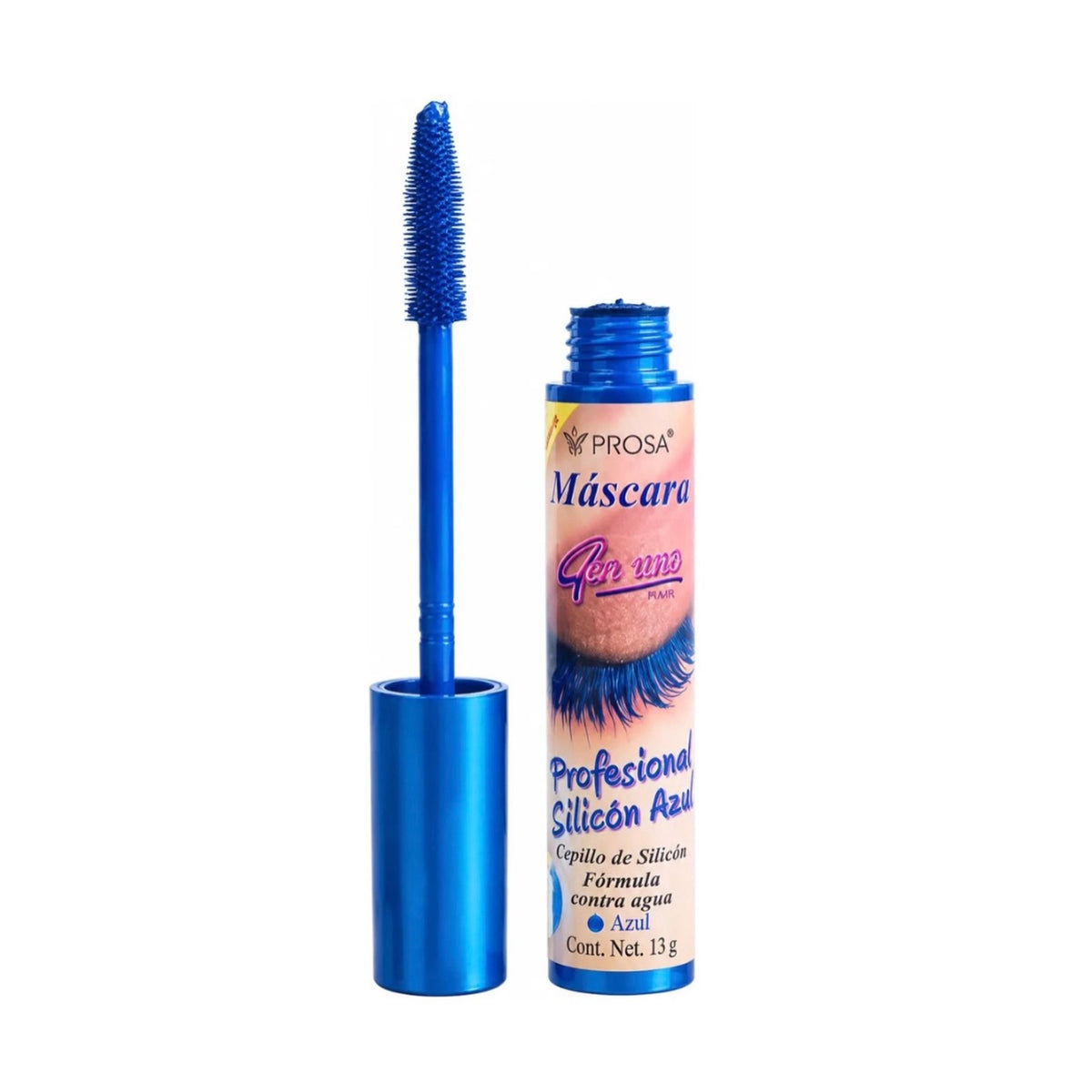 Prosa - 4-in-1 Volumizing & Lengthening Formula Blue Mascara with Silicone Brush (13g / 0.46 oz)