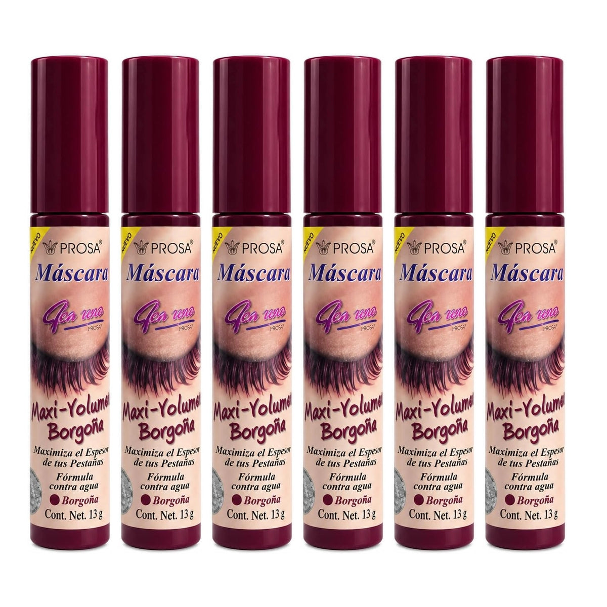 Prosa - 4-in-1 Maxi-Volume Mascara Burgundy 13g