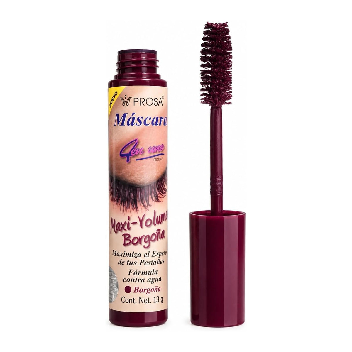 Prosa - 4-in-1 Maxi-Volume Mascara Burgundy 13g