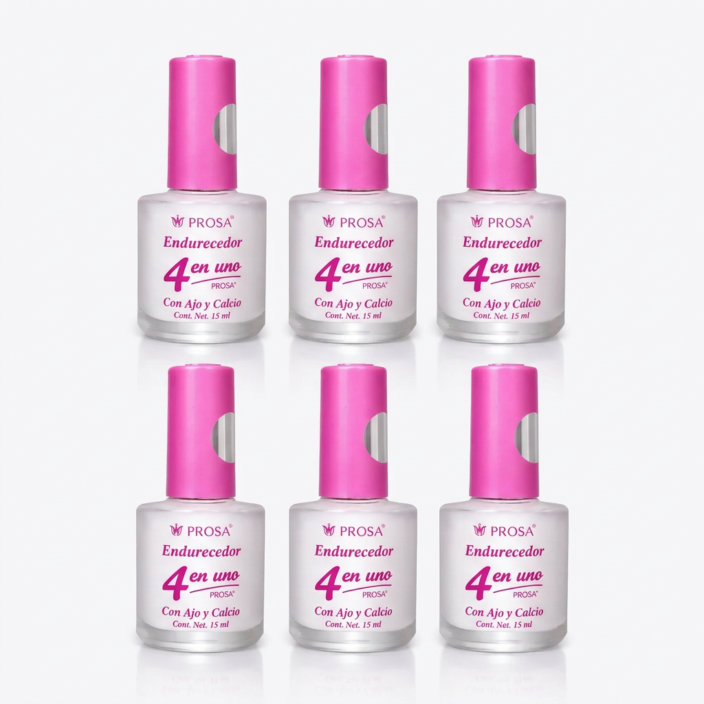 Prosa - 4-in-1 Garlic & Calcium Nail Hardener Base Coat Treatment (15ml)