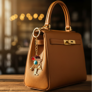 Western Western-Style Charm Keychain Set – Cowboy Hat, Longhorn Skull, & Boot Bag Pendant Clips (QE3157)