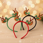 Christmas Reindeer Antler with Bell Headband – 3 Colors