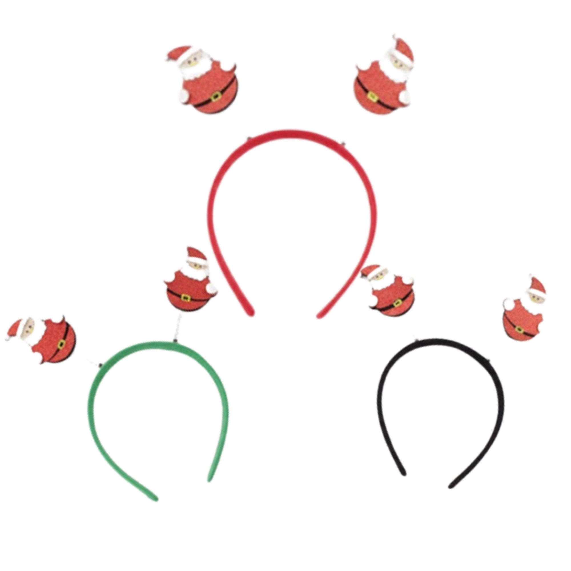Christmas Santa Claus Headband – Festive Holiday Accessory - 3 Colors