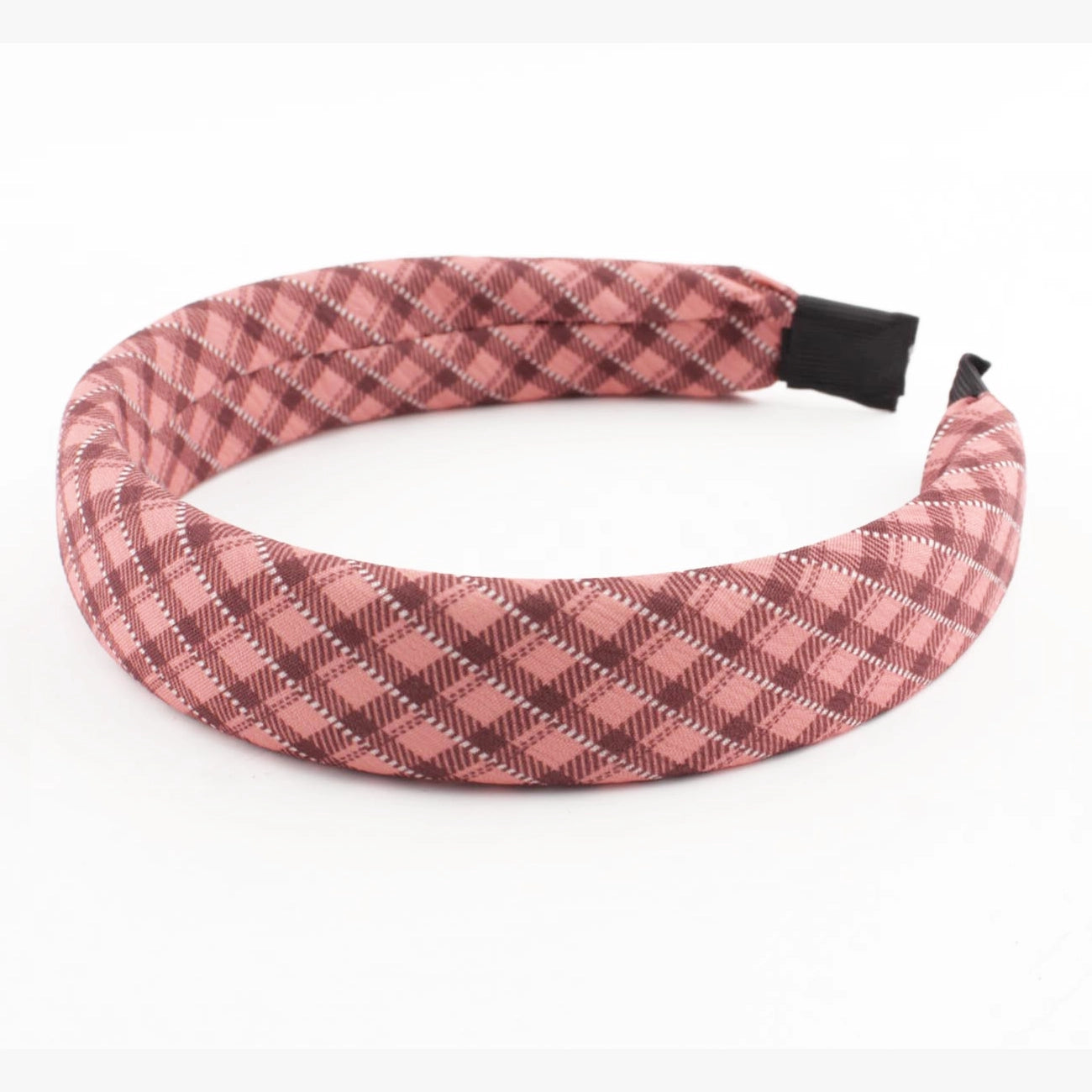 Plaid Padded Headband - QH2132 | Vintage Catena Design Hair Accessory (QH2132)