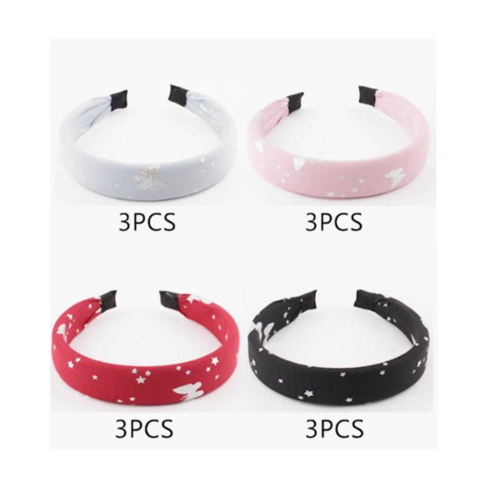 Butterfly and Star Print Padded Fashion Headband QH2133