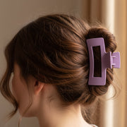 Matte Rectangular Hair Claw Clip Collection | Large Pastel Aesthetic Hair Clips 13CM