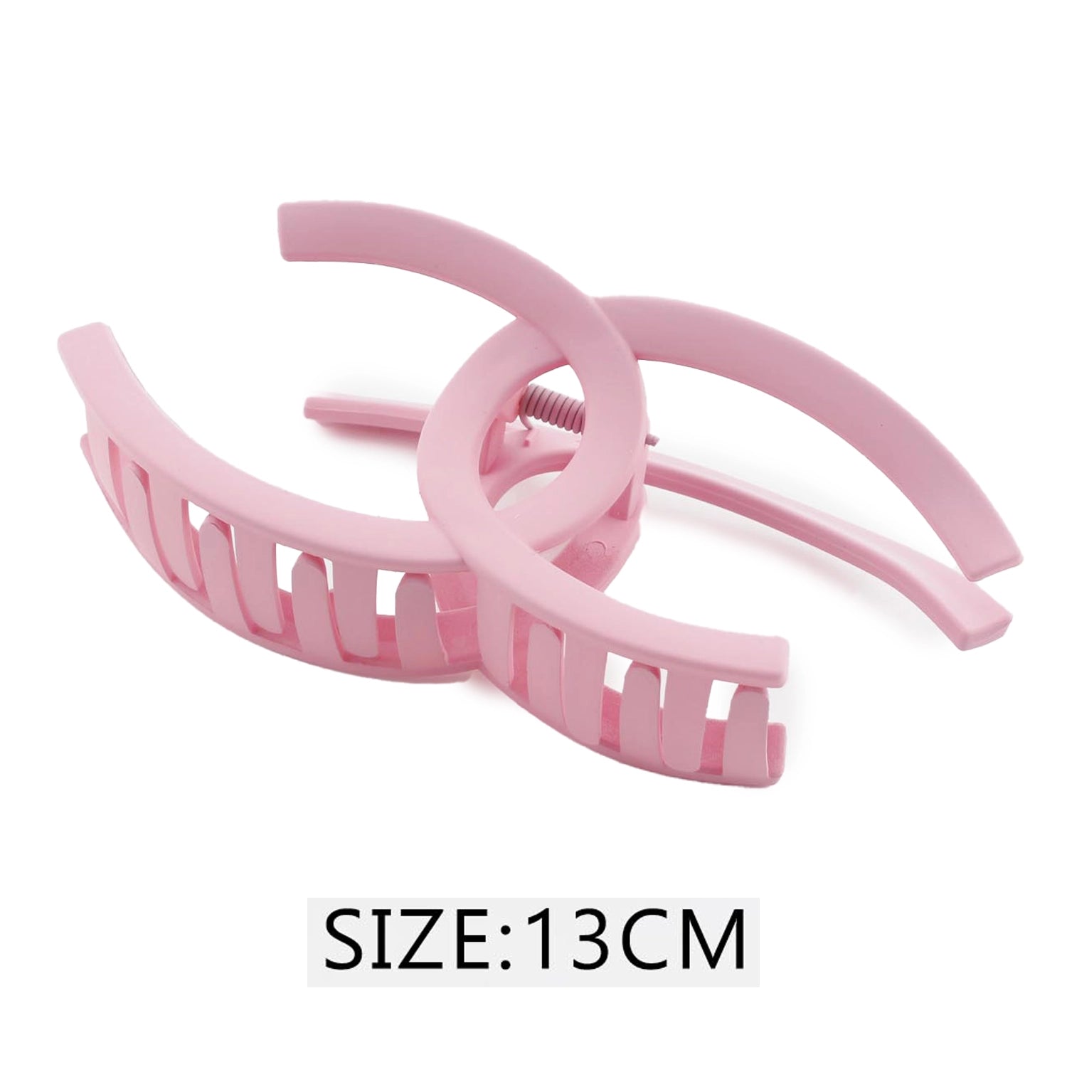 13cm Large Matte Claw Clip - Non-Slip French Style Hair Jaw for Thick Hair - Professional Hair Accessories for Women (QW2201D)