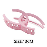 13cm Large Matte Claw Clip - Non-Slip French Style Hair Jaw for Thick Hair - Professional Hair Accessories for Women (QW2201D)
