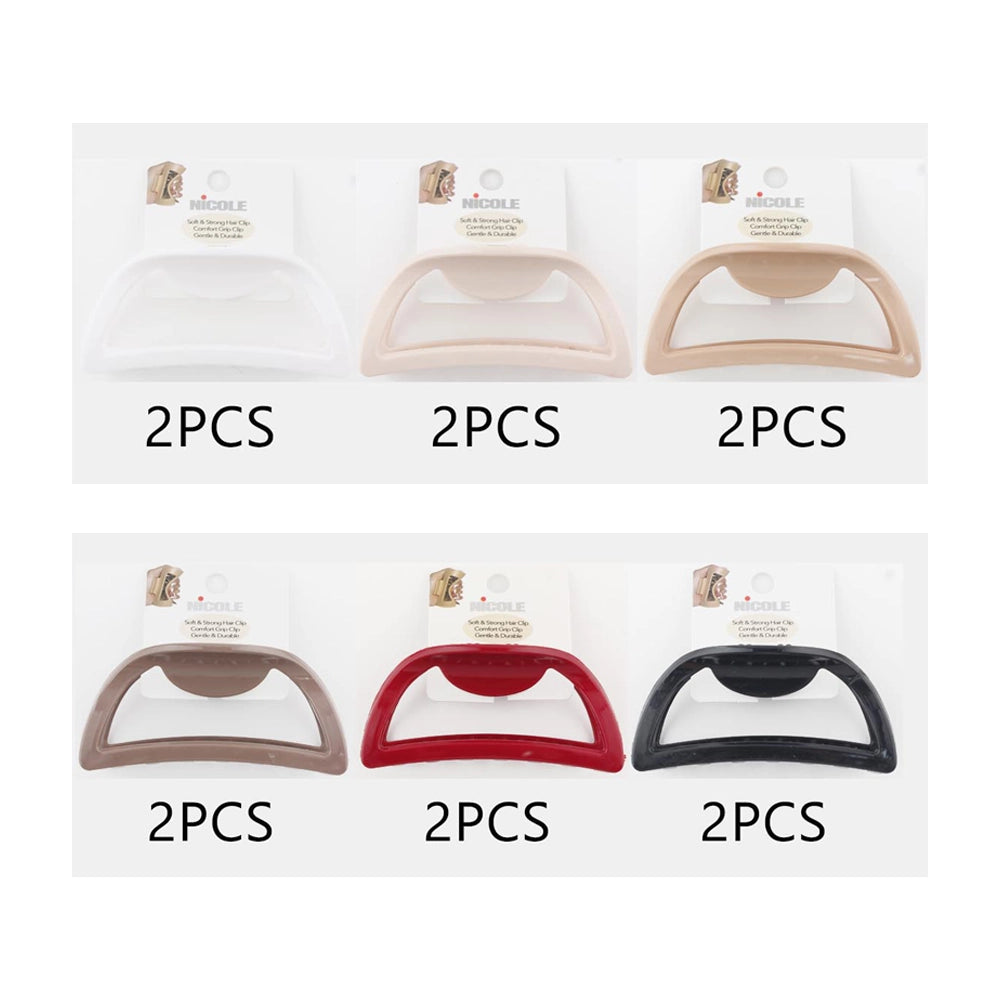 Comfort Grip Hair Claw – Durable Matte Finish Hair Clip - Large 9.5cm (QW2341A)