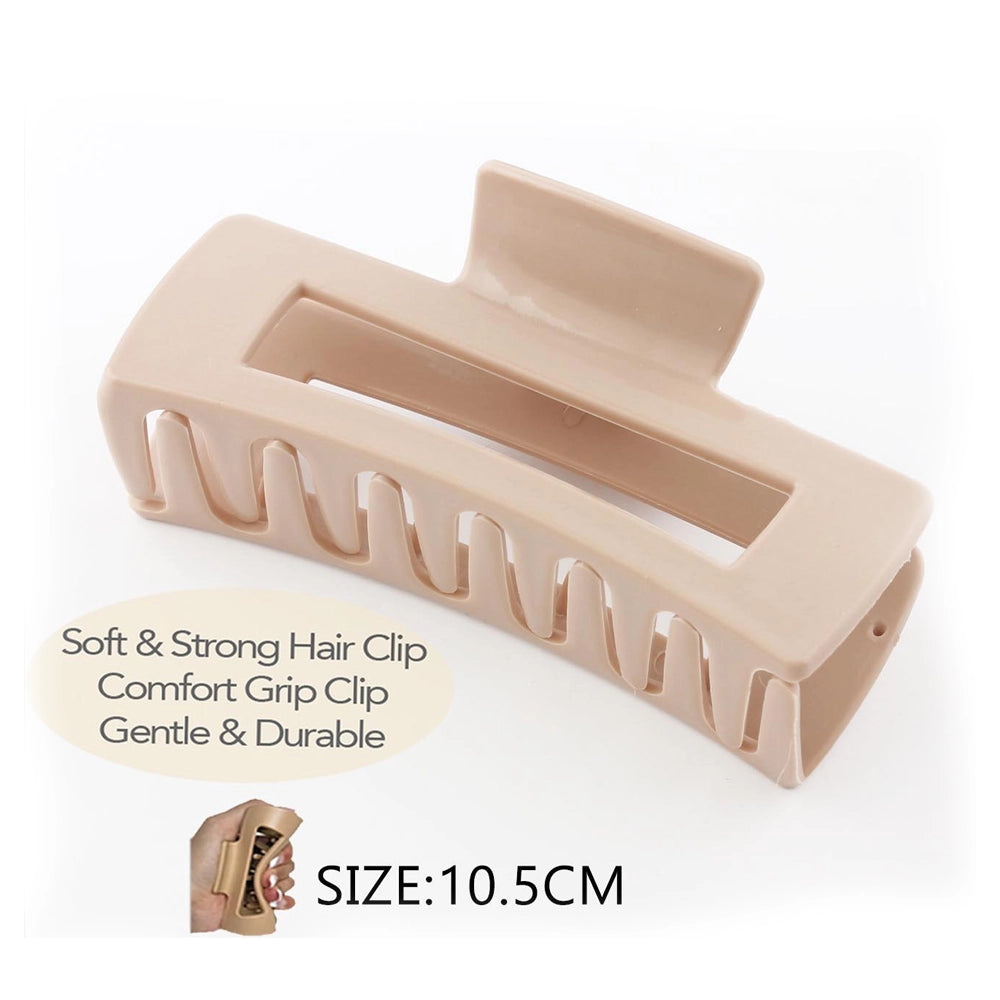 Matte Hair Claw Clips - 12-Piece Wholesale (QW2345A)