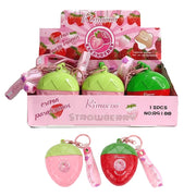 Rimocoo Strawberry Scented Hand Cream Keychain Set - 12 Piece Display Box (R9188)