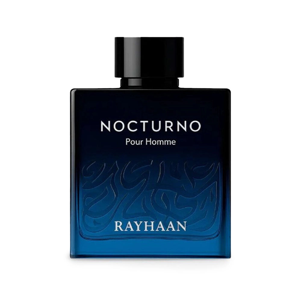 Rayhaan Nocturno Eau de Parfum (3.4 oz / 100 ml) – Luxury Men's Middle Eastern Woody Aromatic Fragrance