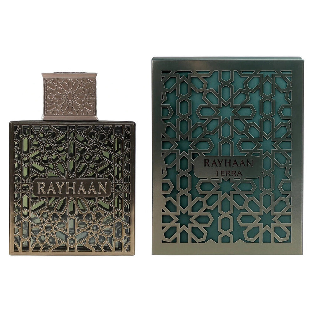 Rayhaan Terra Eau De Parfum 3.4 oz / 100 ml - Unisex Amber Spicy Fragrance