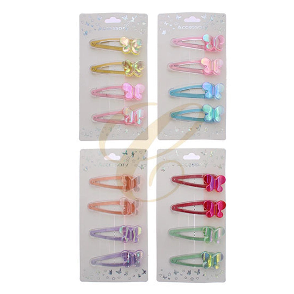 Butterfly Snap Hair Clips (RBP-0086R)