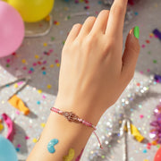 Colorful Hamsa Hand Bracelet Collection - Stainless Steel & Adjustable String