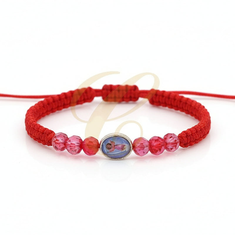 Kids' Red String Protection Bracelet Set (12-Pack) - Adjustable