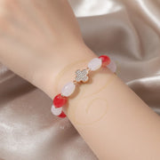 Elegant Oval Beaded Bracelet