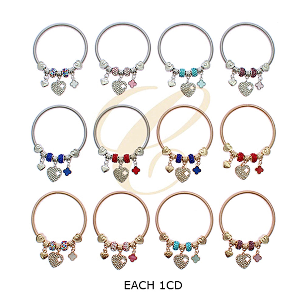Sparkling Charm Bangle Collection