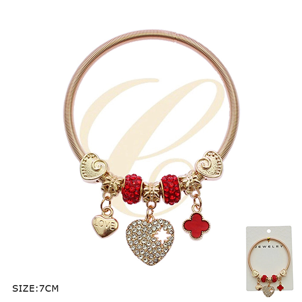 Sparkling Charm Bangle Collection