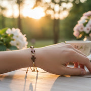 Mini Cross Charm Bracelet Set (12-Pack) - Adjustable & Stackable