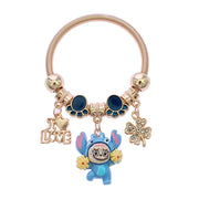 "I Love" Little Monster Character Charm Bangle