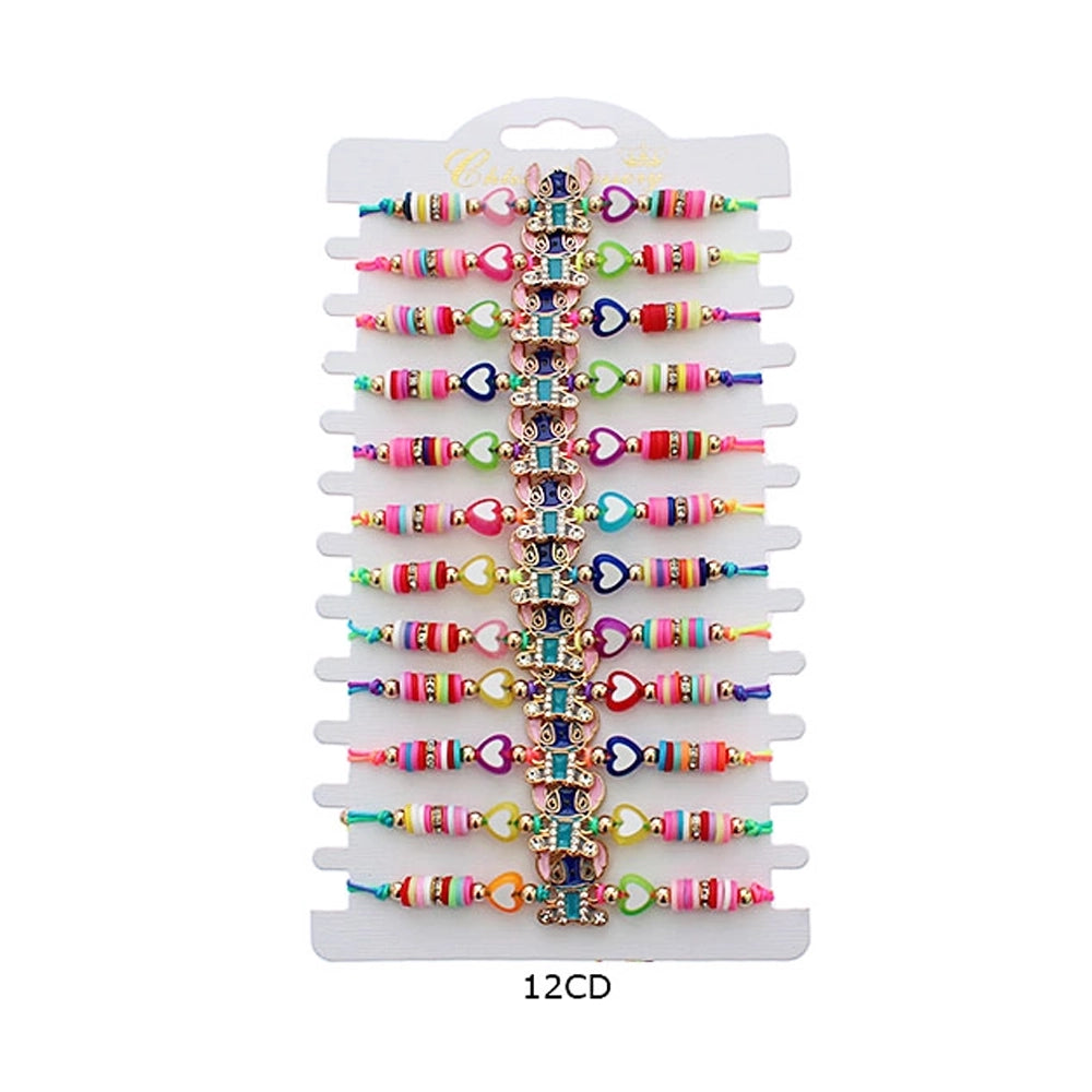 Little Alien Stitch Adjustable Friendship Bracelet