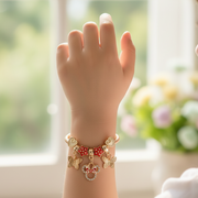 Sparkling Kids' Charm Bracelet – Minnie & Butterfly Collection RBT-2378R