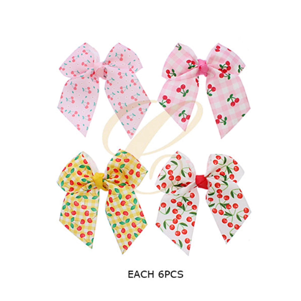 The Sweetheart 9.5cm Cherry Ribbon Bow