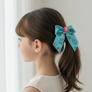 Large 4.5" Character Grosgrain Hair Bows - Colorful 12-Pack Duo Set for Toddlers & Girls (RBW-1277R12)