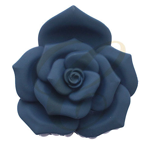 Matte Rose Hair Claw Clip – Elegant Flower Design, Strong Hold for Thick or Long Hair