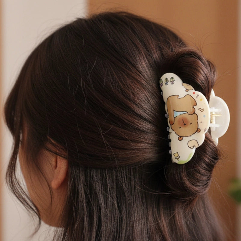 Matte Claw Clip for Women with Strong Hold