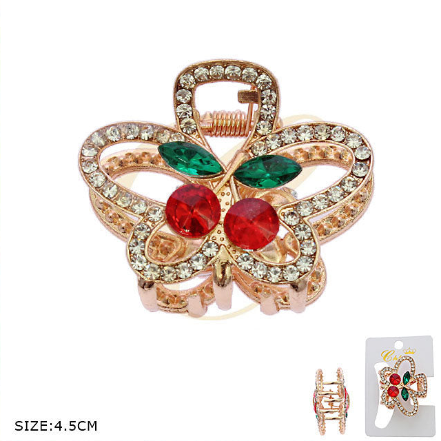 Gilded Cherry Blossom Mini Claw Clip - 4.5cm Small claw